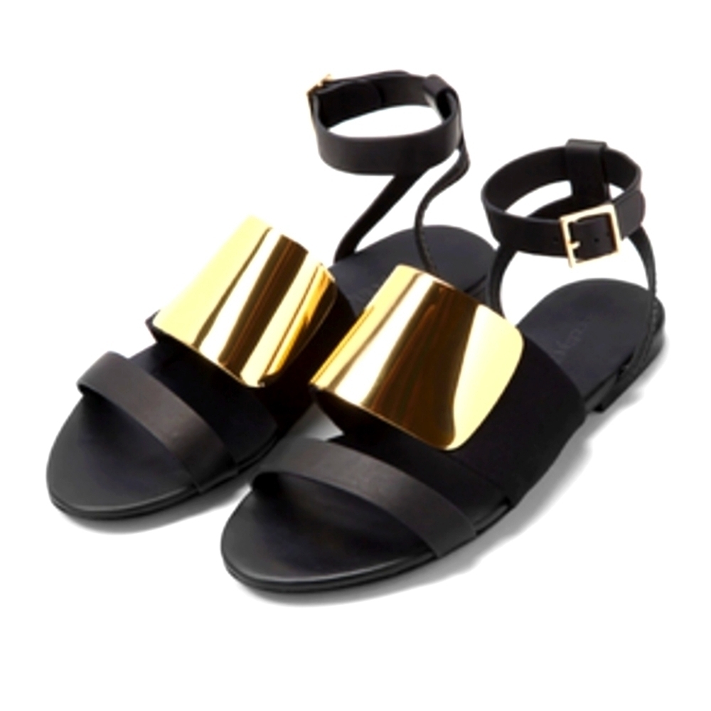 See By Chloe Sandals w Gold Hardware